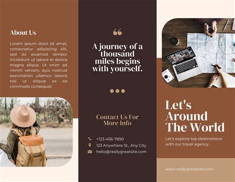 Travel Guide Brochure