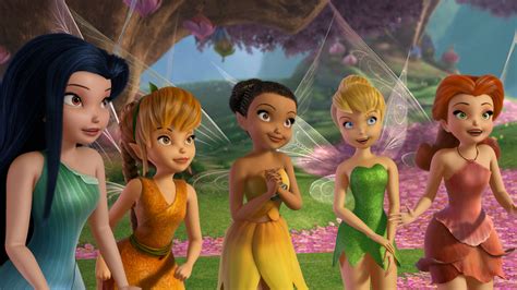 Bild - Film 1 Silberhauch, Emily, Klara, Tinkerbell und Rosetta.jpg | Disney Fairies Wiki ...