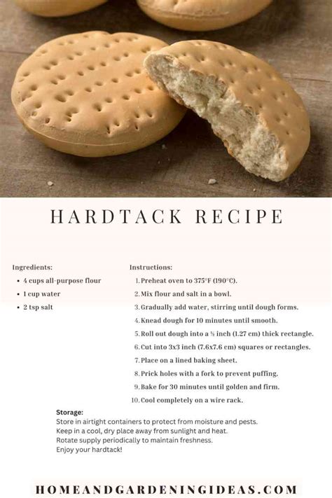 Hardtack Recipe - Home and Gardening Ideas