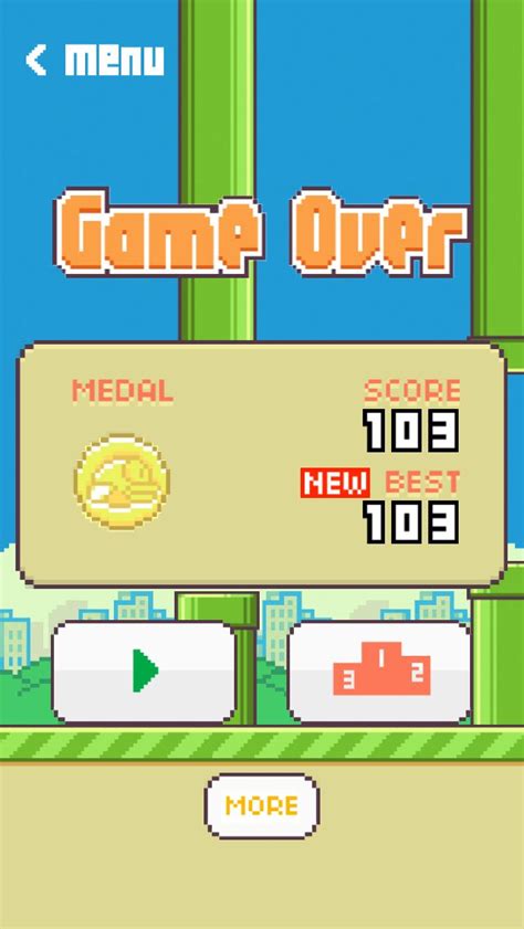 Playing sone flappy bird! I just got a high score | Flappy bird, Scores, Menu