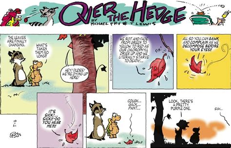 Over the Hedge by T Lewis and Michael Fry for October 21, 2018 | GoComics.com | Michael fried ...