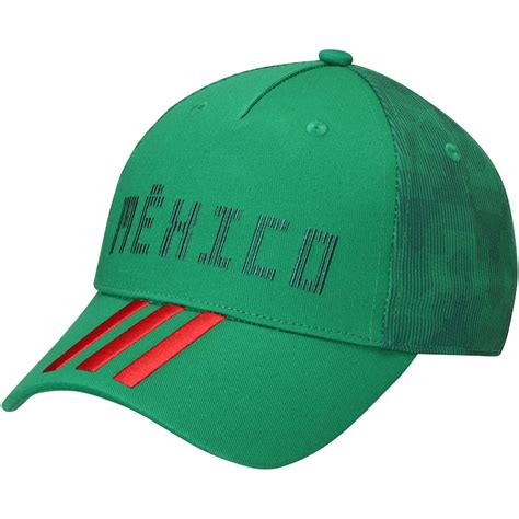 adidas Mexico National Team Green/Red Country Adjustable Hat