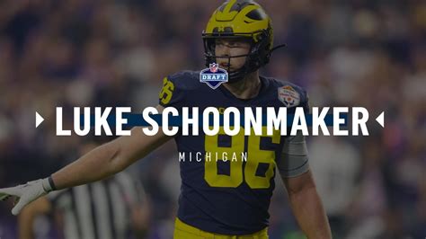 2023 NFL Draft Highlights: Luke Schoonmaker – Michigan – NBC Sports Boston