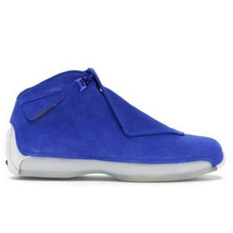 Jordan 18 Retro Blue Suede 2018 for Sale | Authenticity Guaranteed | eBay