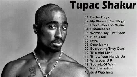 Best of Tupac Hits Playlist - Best Songs Of Tupac Shakur Full Album ...