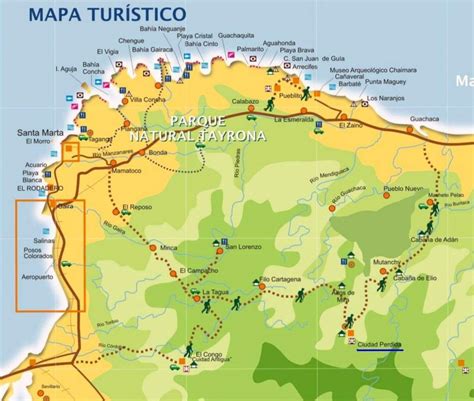 Tayrona National Park Map | Images and Photos finder