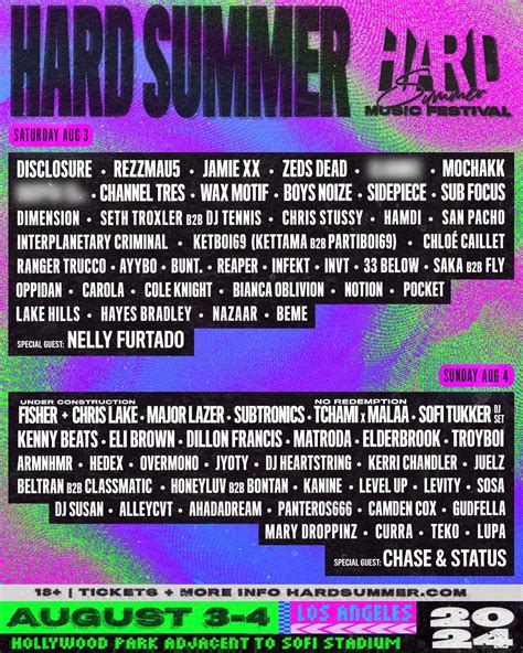 Festival: HARD Summer Music Festival – Los Angeles, Calif. tickets and ...