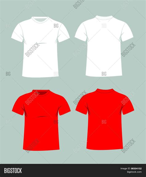 Blank T-shirt Vector & Photo (Free Trial) | Bigstock