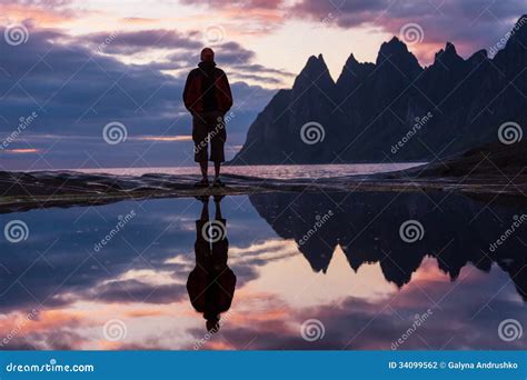 Senja island stock photo. Image of vessel, scenery, flowers - 34099562