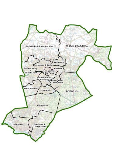 New political map for Bracknell Forest Council | LGBCE