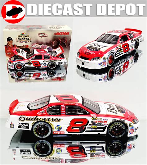 DALE EARNHARDT JR 2004 DAYTONA 500 WIN BUDWEISER BORN-ON DATE RACED ...