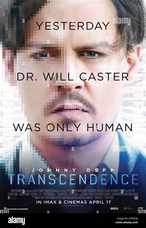 Depp wally pfister transcendence 2014 hi-res stock photography and ...