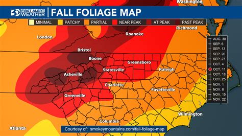 Fall Foliage Map North Carolina 2022 - Infoupdate.org