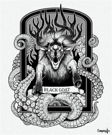 The Black Goat, Sandro Fazlinovic | Horror art, Cthulhu art, Cthulhu