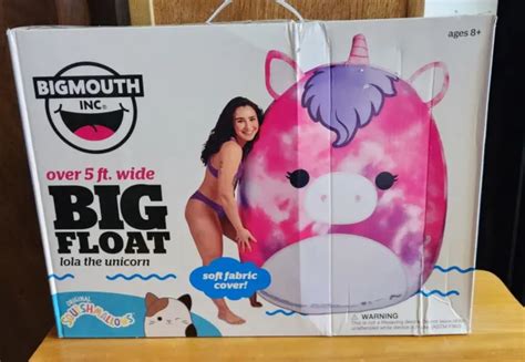 BIGMOUTH X SQUISHMALLOWS Original Giant Pool Float, Inflatable Pool ...