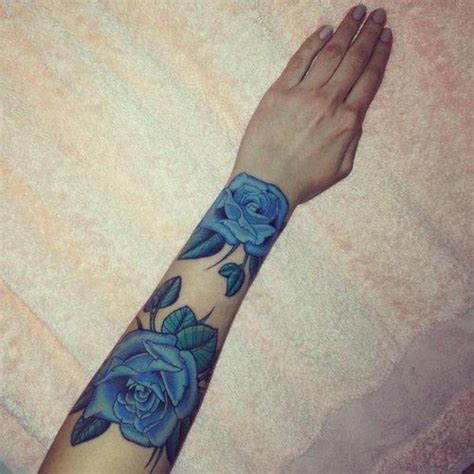 Blue Roses Tattoo