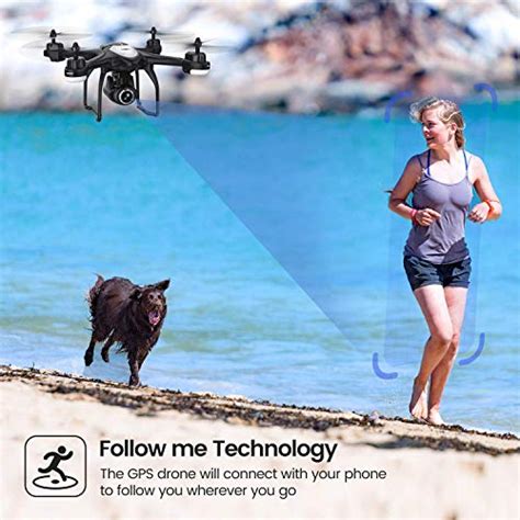 Drone with 1080P HD Camera, Potensic T18 GPS FPV RC Quadcopter with ...