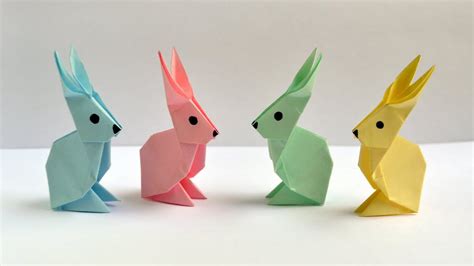 Cute PAPER RABBIT (Hare) | Origami Animal | Tutorial DIY by ColorMania - YouTube