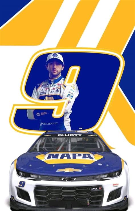 Download Chase Elliott Racing in His Signature NAPA Car Wallpaper ...