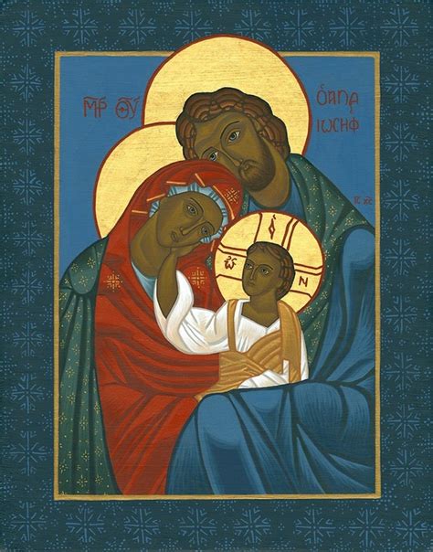 Icon of the Holy Family Print Catholic Religious Art