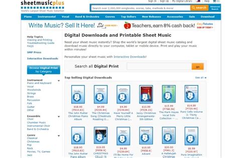 Sheet Music Plus Reviews [Is It Safe? Is It Worth It?] - Musical ...