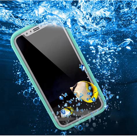 IPX8 Waterproof Case For iPhone X 360 Full Protect Phone Case ...