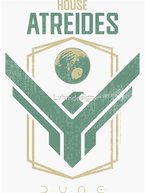 "House Atreides Symbol - Dune 2021 Film Graphic" Sticker for Sale by Luhmdesign | Redbubble