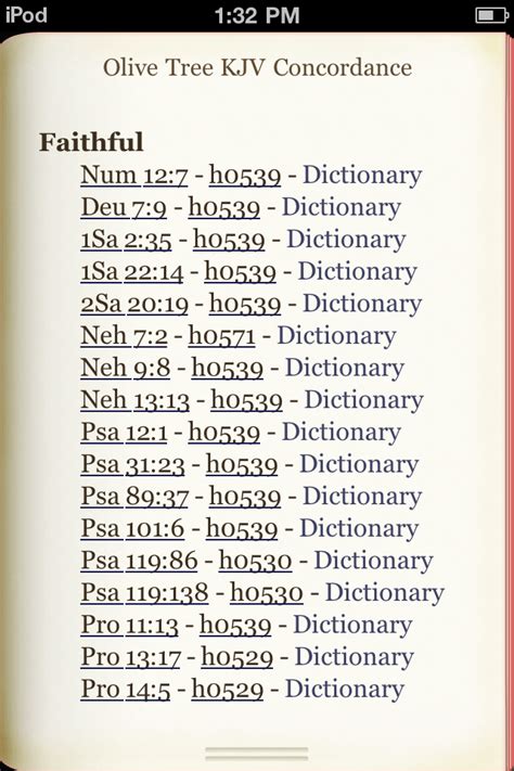 Olive Tree KJV Concordance (Englishman's and English Bible Concordance) for the Bible Study App ...
