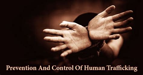 Prevention And Control Of Human Trafficking - Assignment Point