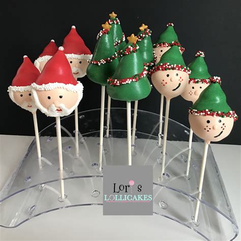 Lori's Lollicakes : Santa cake pops