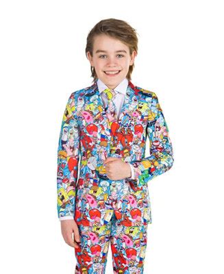 OppoSuits Toddler and Little Boys SpongeBob Frenzy Slim Fit Suit Set ...