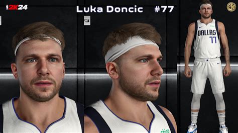 NBA 2K24 Luka Doncic Cyberface & Hair Update (Hairband and Headband)