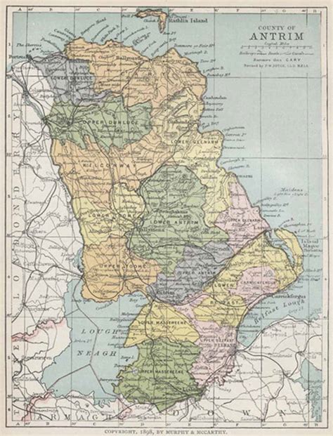 Antrim Northern Ireland Map