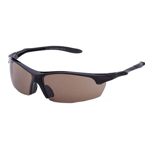 Men's sport polarized sunglasses Resin frame for Baseball Running Cycling Fishing Golf - Black ...