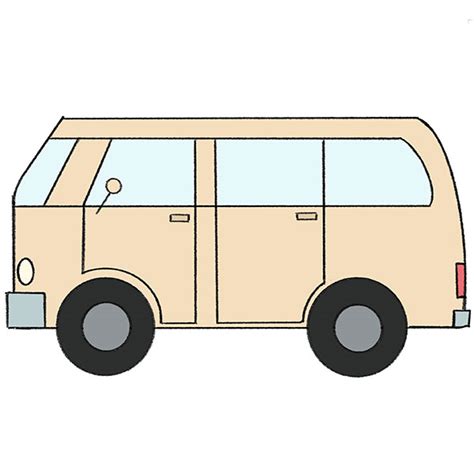 How to Draw an Easy Van - Easy Drawing Tutorial For Kids