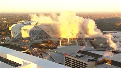 Georgia Dome Imploded in Downtown Atlanta | Stadium Demolition - YouTube