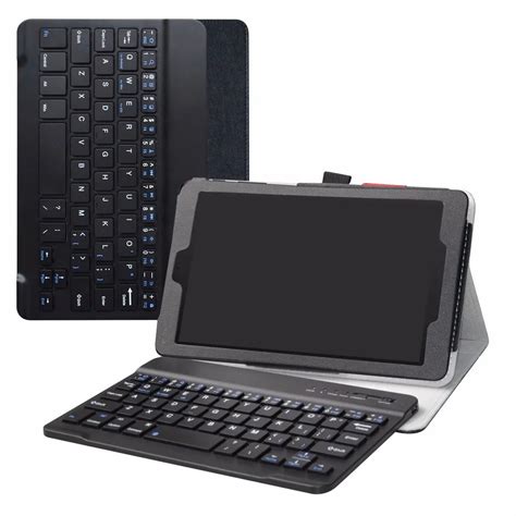 For 8.0" Alcatel 3T 8 Inch Tablet(2018) Removable Bluetooth Keyboard ...