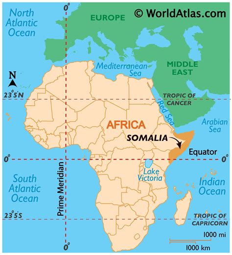 Somalia Map / Geography of Somalia / Map of Somalia - Worldatlas.com