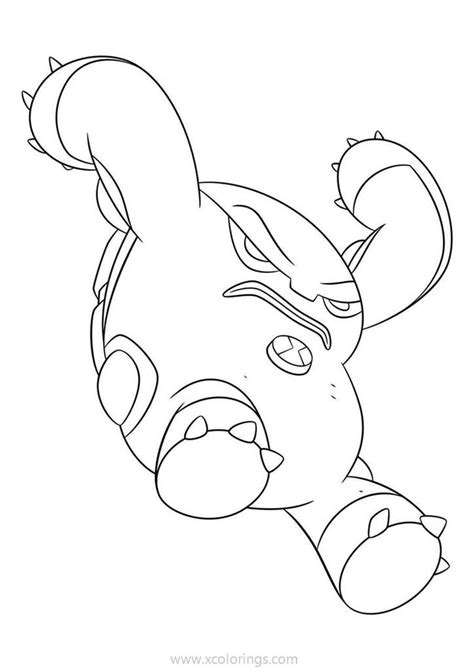 Ben 10 Cannonbolt Coloring Pages - XColorings.com