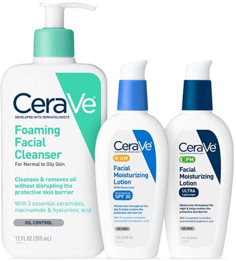 Buy CeraVe Daily Skin Care (Foaming Bundle) Online at Lowest Price in ...
