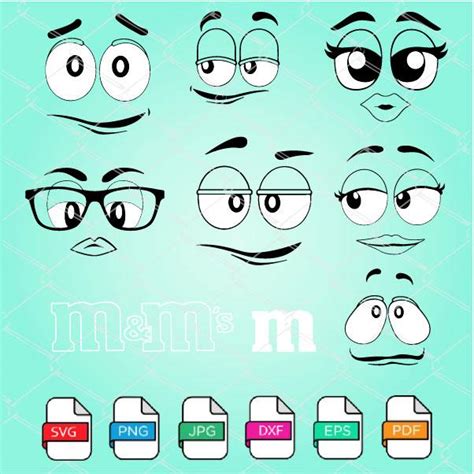 Printable M&M Faces Svg Free - 1265+ File for Free - Free SVG Sample ...