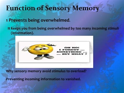 Sensory memory