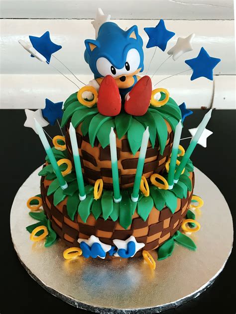 Sonic the hedgehog cake | Hedgehog cake, Sonic the hedgehog cake, Sonic birthday