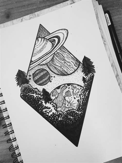 Space tattoo idea. Space drawing – #Drawing #idea #space #Tattoo #Tattoos #Tattoosquotes, #d ...