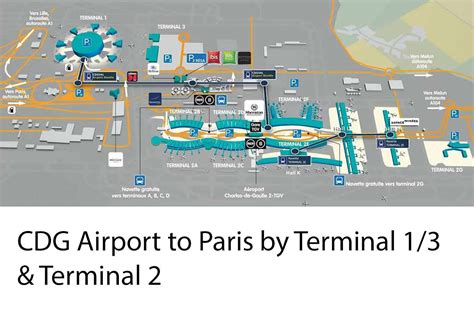 Charles De Gaulle Terminal 2 Map | Island Maps