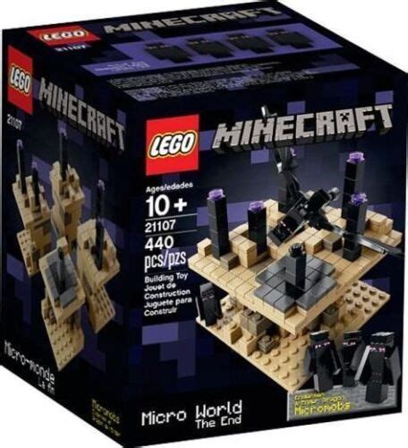 21107 MICRO WORLD THE END minecraft lego legos set NEW Ender Dragon Micromob | eBay