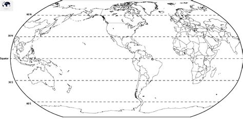 Free Printable World Map with Longitude and Latitude in PDF - Blank World Map in 2022 | Blank ...