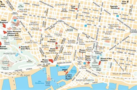 Barcelona Attractions Map Free Pdf Tourist Map Of Barcelona | Hot Sex Picture