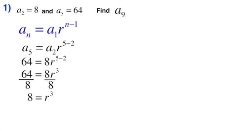 Geometric Sequence Formula Nth Term