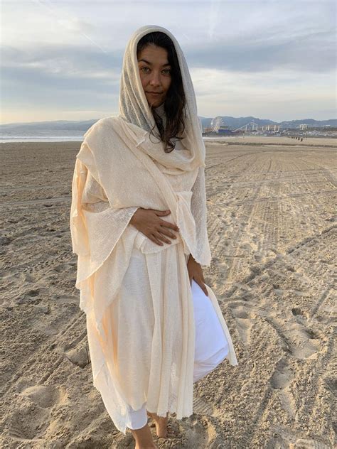 Hooded Cloak Nomad Kimono Robe Boheme Jedi Cape Ceremony | Etsy Desert ...